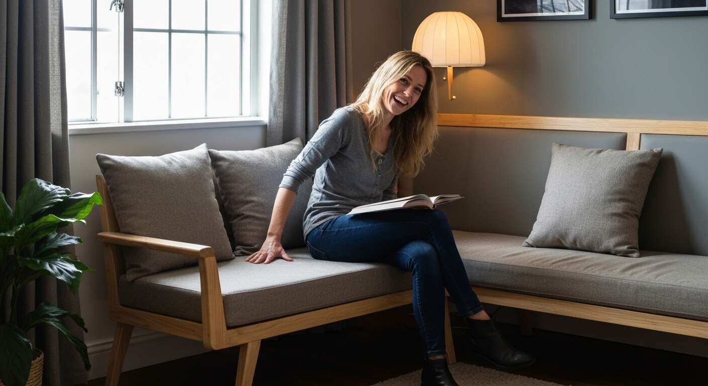 Am&eacute;nagement d&rsquo;un coin d&eacute;tente avec une banquette