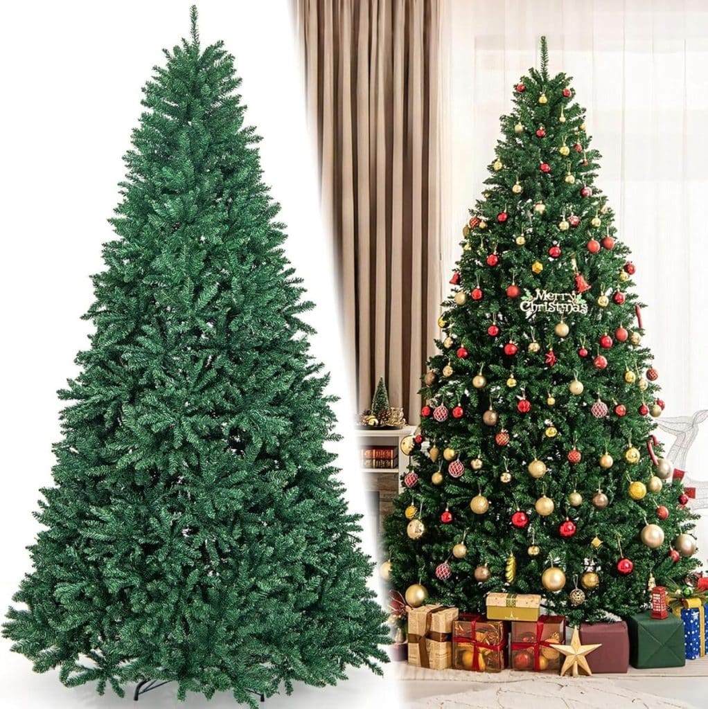 Avis : sapin de Noël artificiel GYMAX 270cm réaliste et pratique