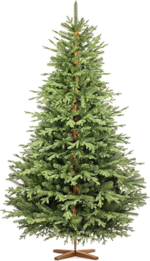 Test du FairyTrees sapin de Noël artificiel 220 cm : fidèle au sapin alpin