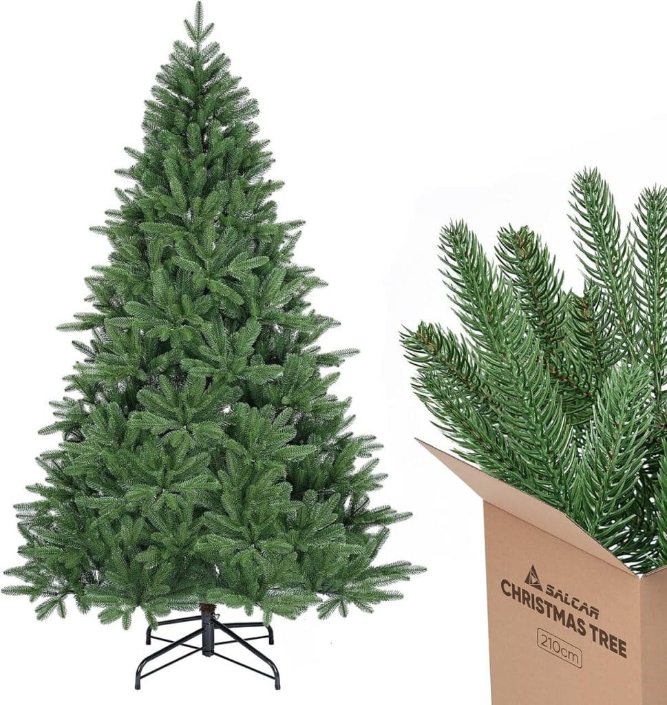 Test du sapin de Noël Salcar Nordmann 210 cm : qualité et durabilité