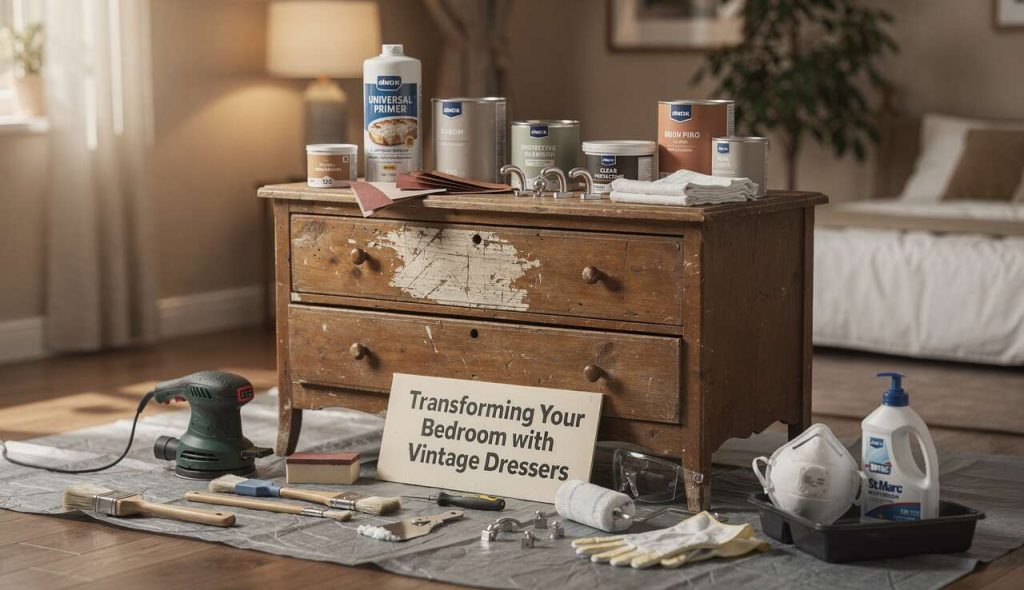 Transformer sa chambre avec des commodes vintage