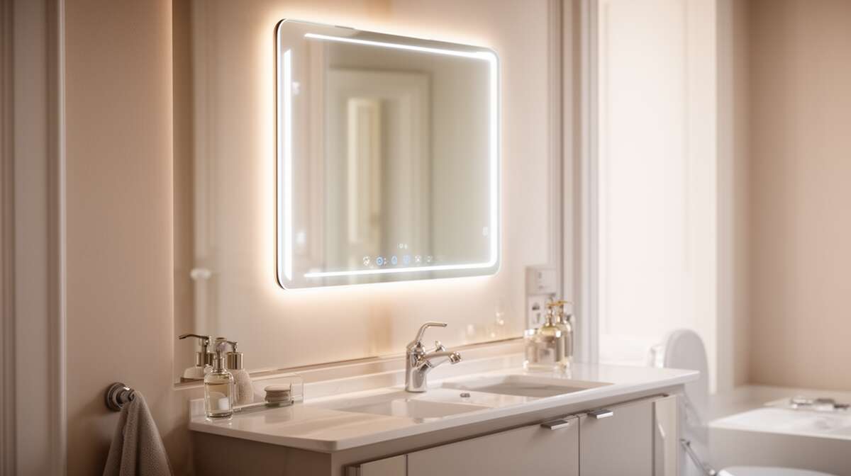 Les tendances design pour int&eacute;grer un miroir connect&eacute;