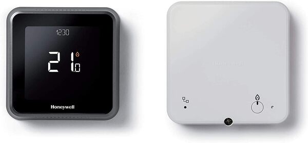 Honeywell Home T6 Thermostat intelligent WiFi, connecté à une application pour plus d'économies et d'efficacité. Compatible avec Apple HomeKit, Google Home, Amazon Alexa et IFTTT, Blanc