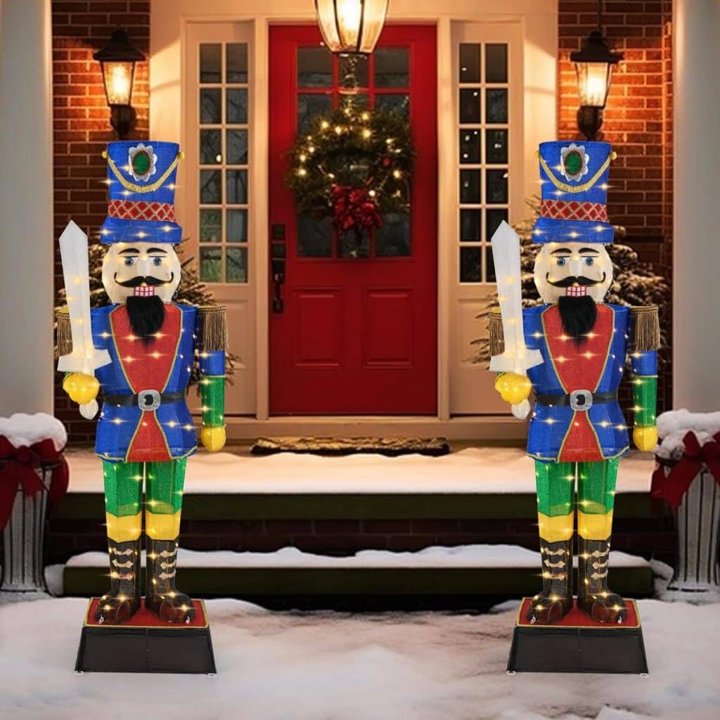 Avis casse-noisette lumineux GOPLUS 184 cm : déco de Noël éblouissante