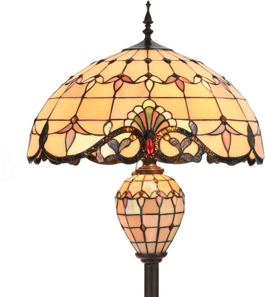 Avis sur le lampadaire baroque Tiffany Bieye L30803