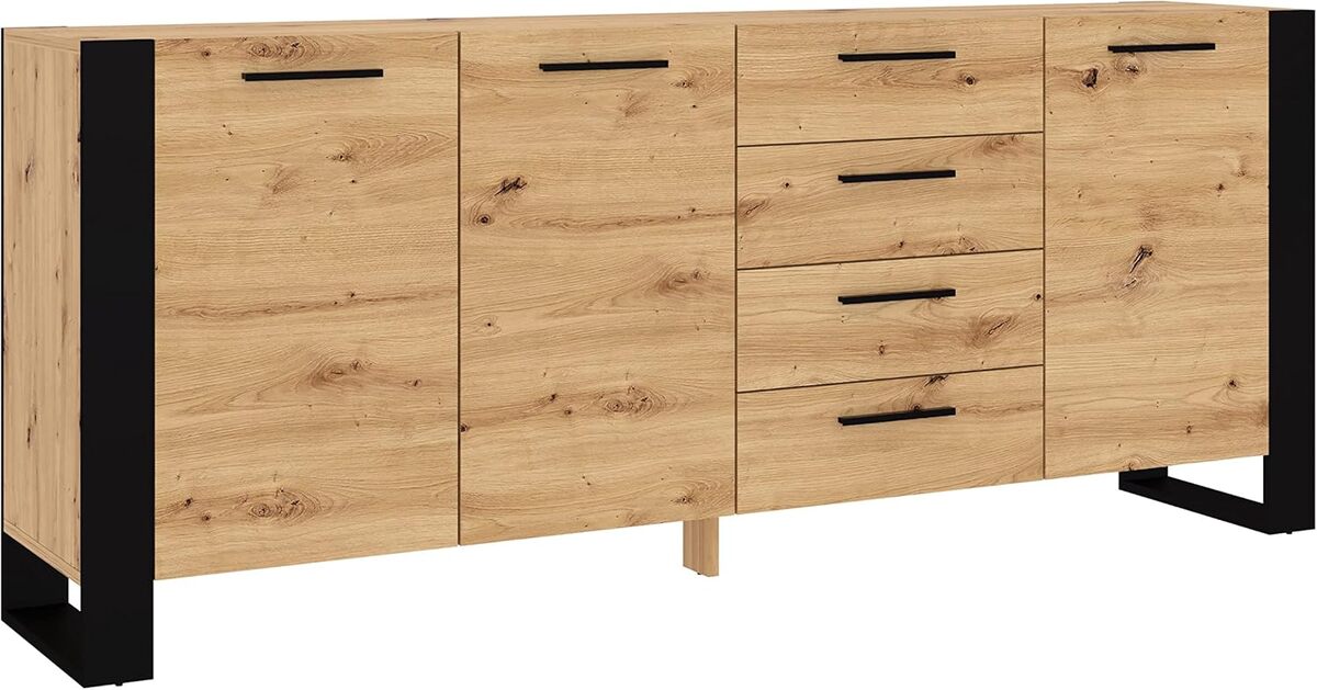 Test de la commode BIM Furniture Nuka K : espaces multifonctionnels et design chêne