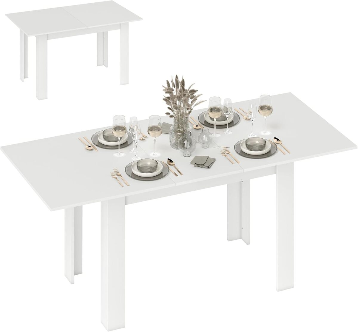 Test de la table extensible HOMCOM pour 6-8 personnes