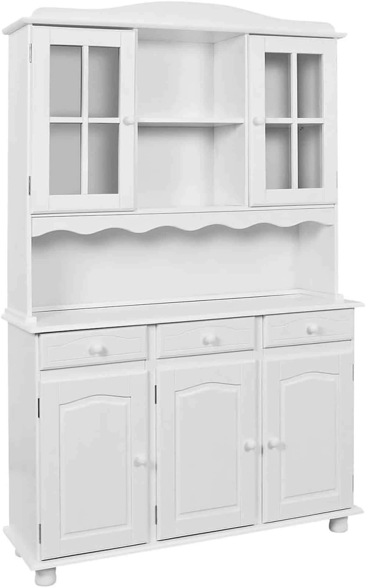 Test du buffet vaisselier Laurie d'AltoBuy : bois massif et design blanc