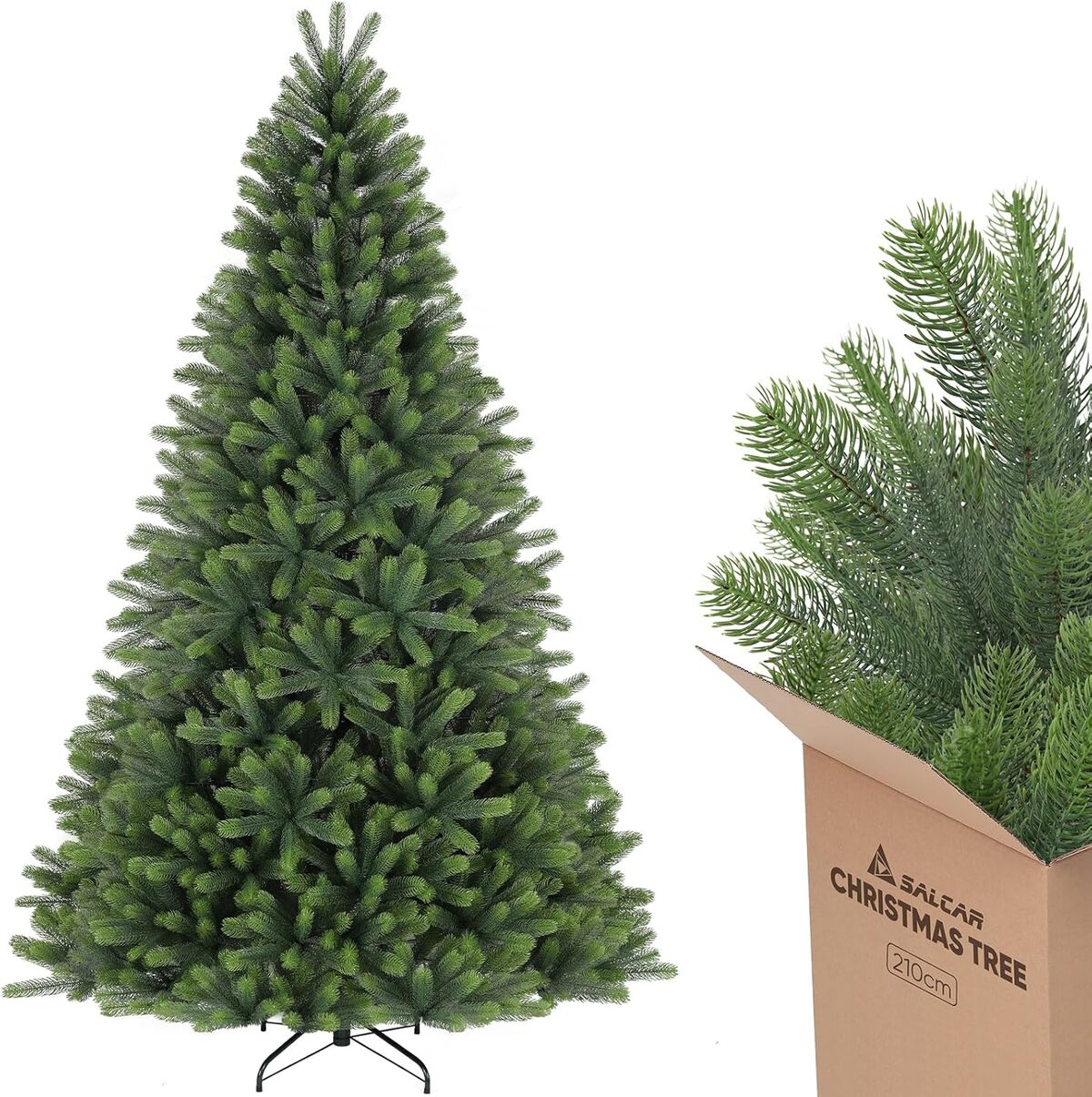 Test du sapin de Noël artificiel Salcar Nordmann 210 cm