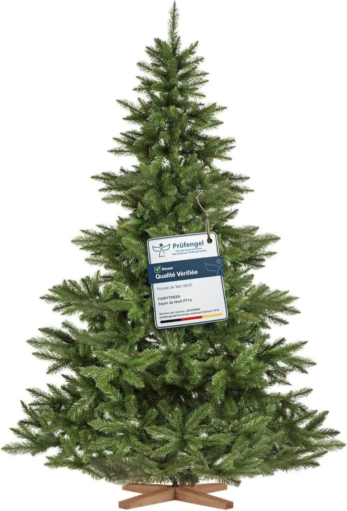 Test du sapin de Noël FairyTrees 220 cm modèle Nordmann