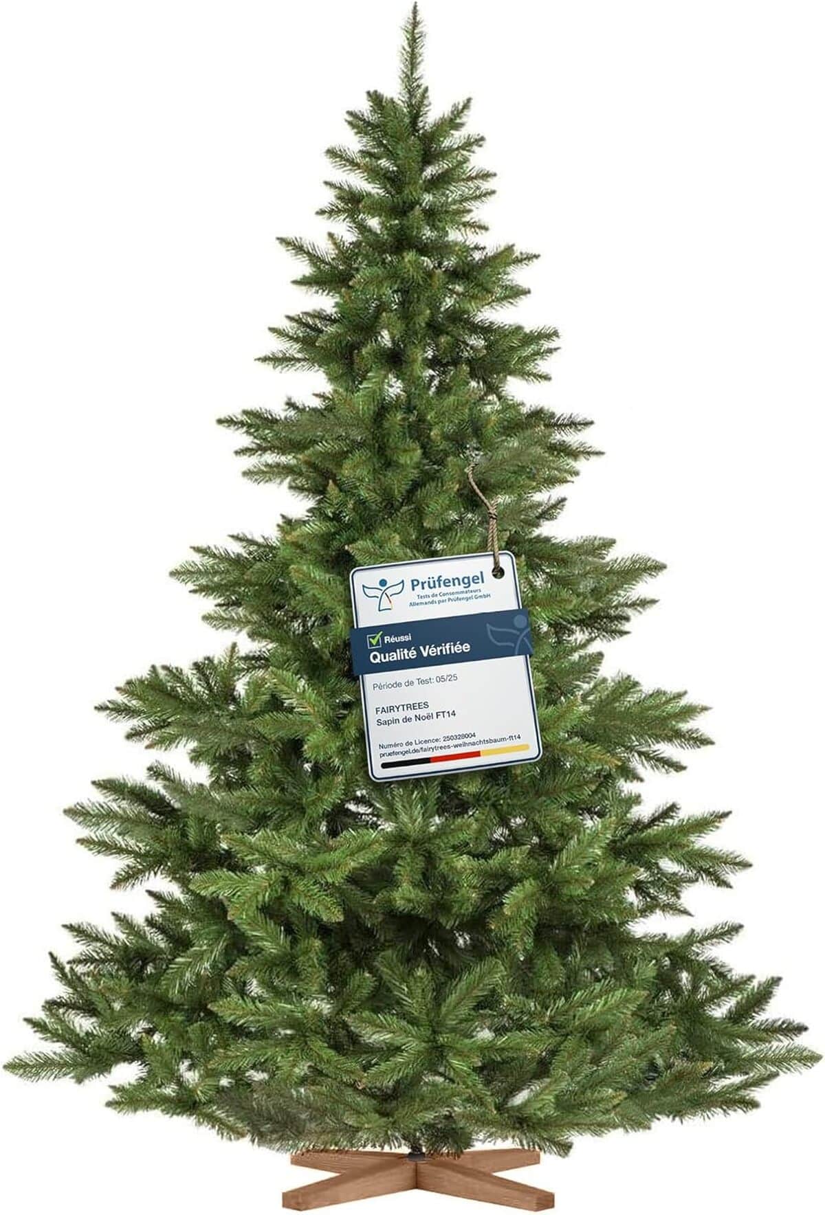 Test du sapin de Noël FairyTrees 220 cm modèle Nordmann