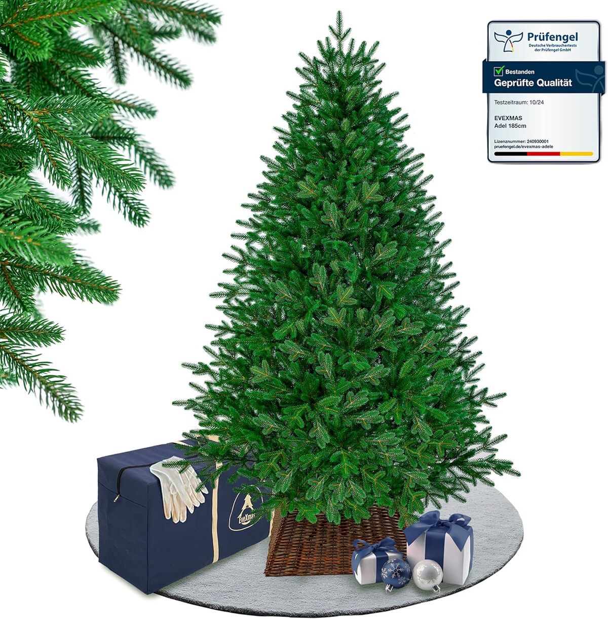 Test : sapin de Noël artificiel EveXmas Adele Grün 185 cm