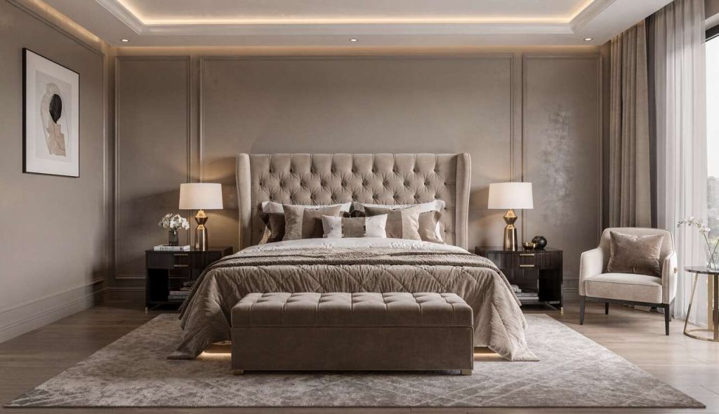 Styles de lits luxueux pour une chambre élégante