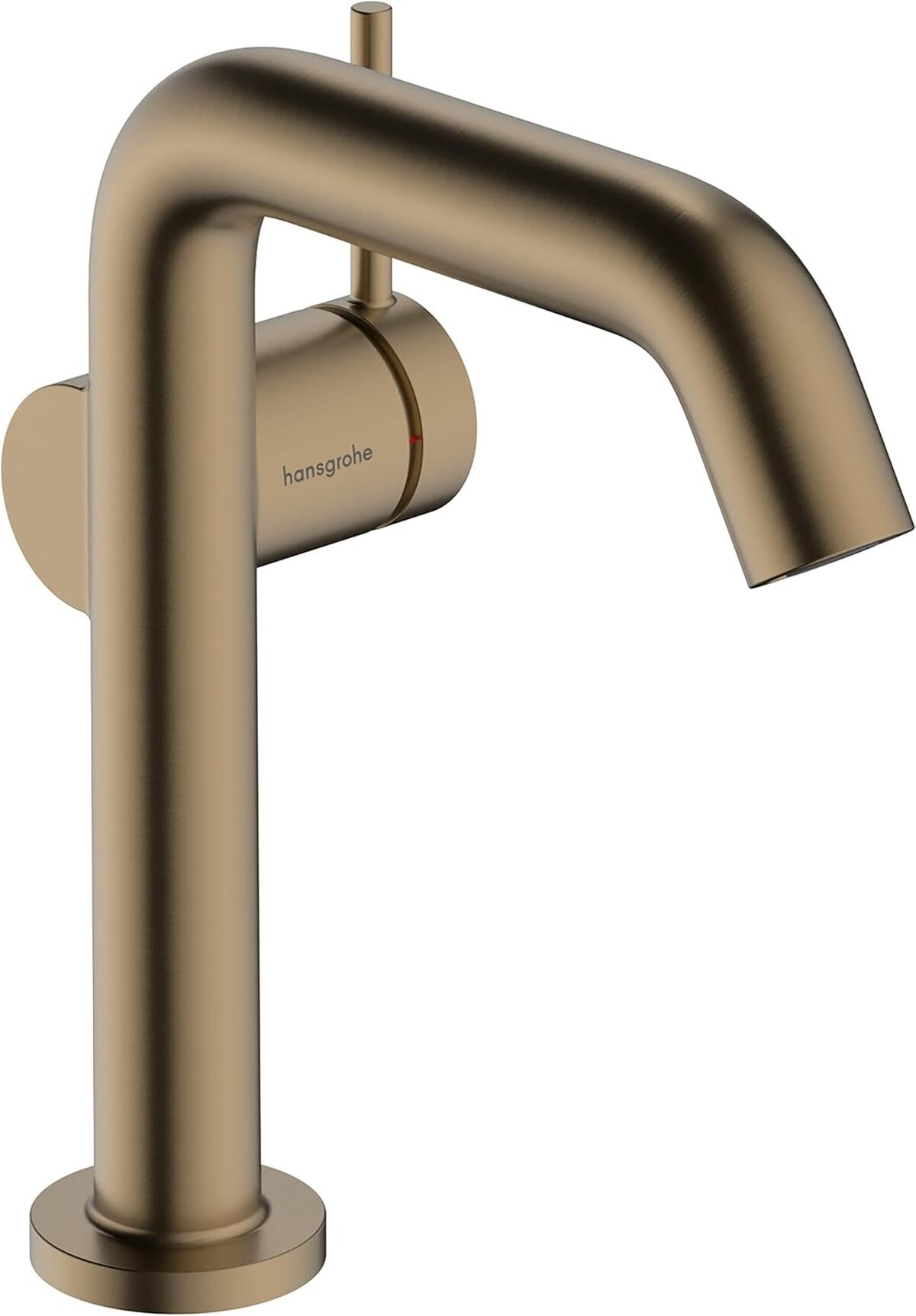 Essai du mitigeur lavabo économique hansgrohe Tecturis S Fine en bronze brossé