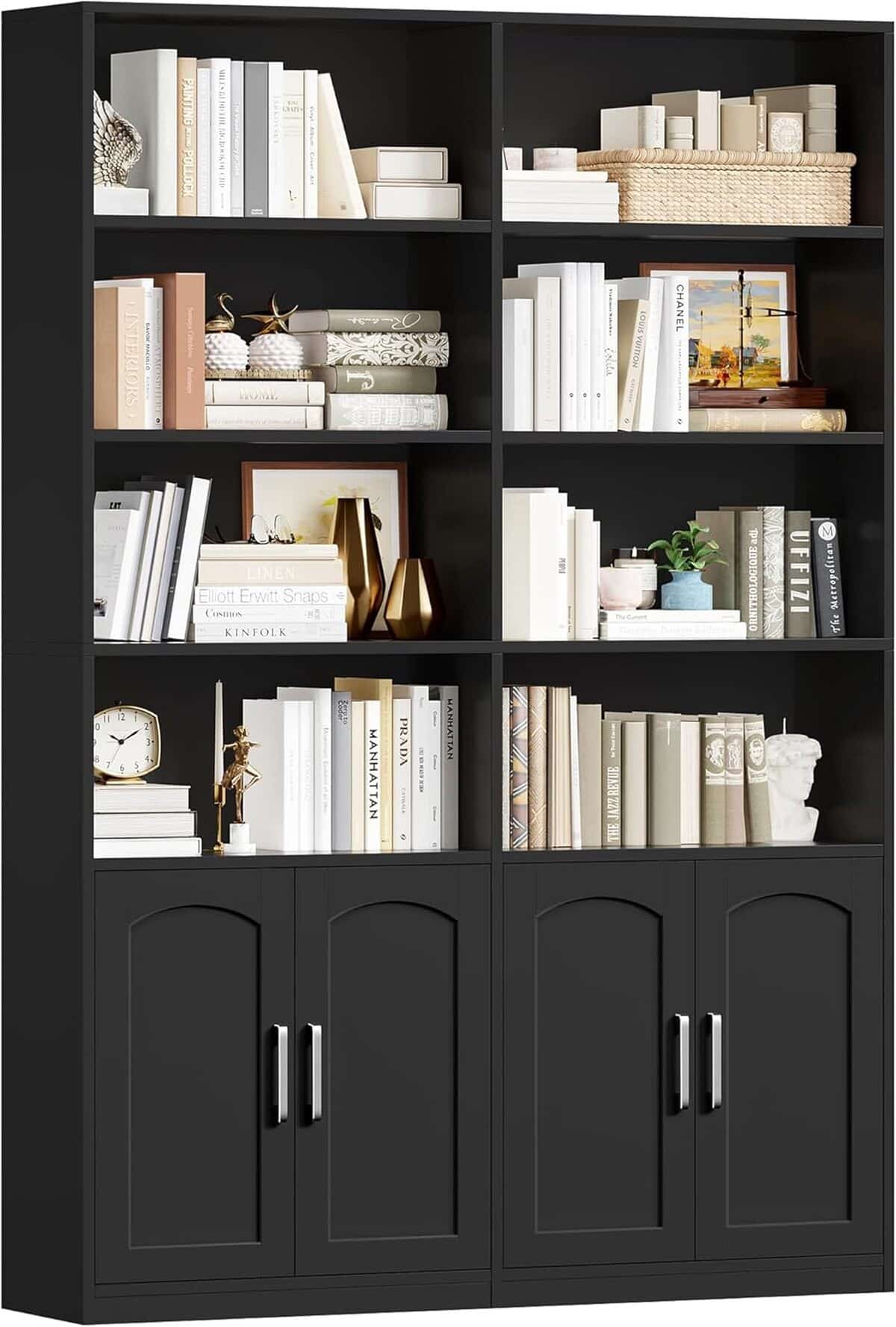 Test de la bibliothèque FirFurd 4 portes 12 étagères