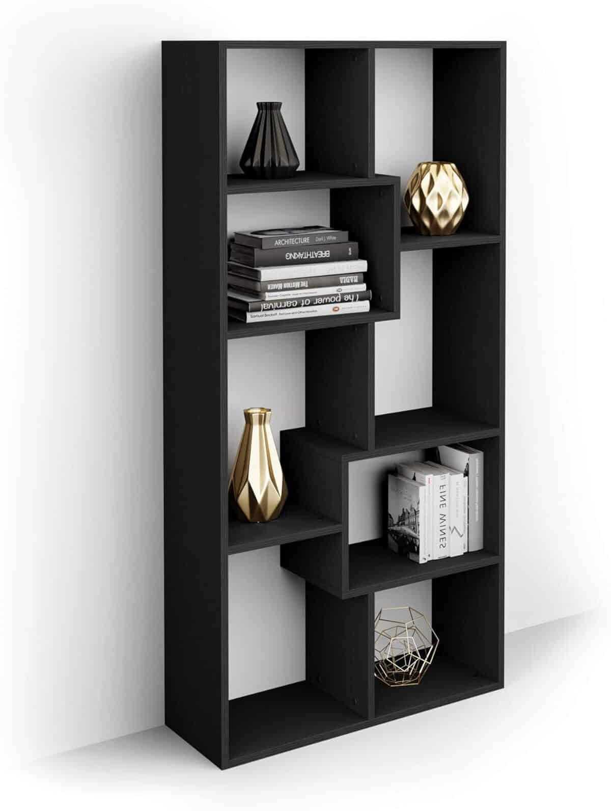 Test de la bibliothèque XS Iacopo Mobili Fiver : élégance et fonctionnalité en frêne noir