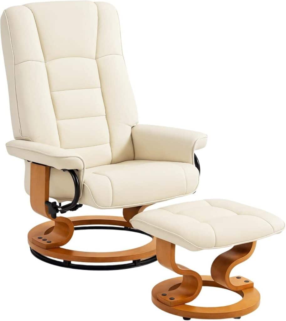 Test du fauteuil de relaxation HOMCOM inclinable avec repose-pied