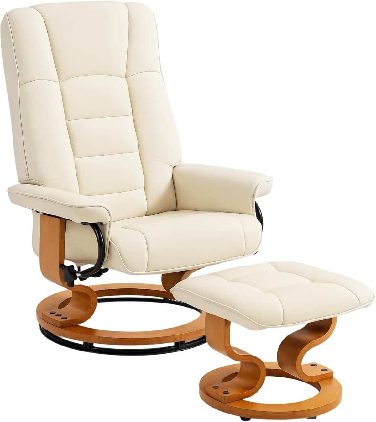 Test du fauteuil de relaxation HOMCOM inclinable avec repose-pied