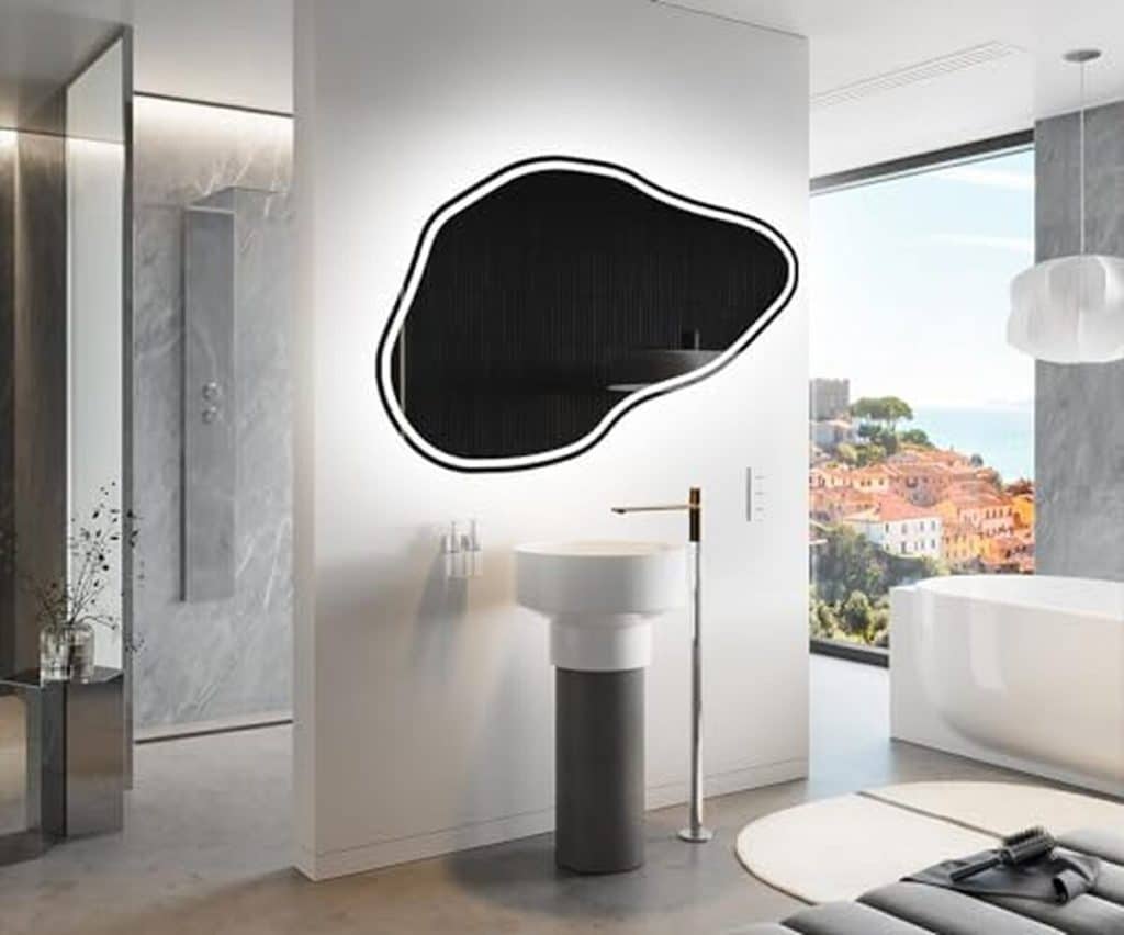 Test du miroir asymétrique LED Artforma POD223