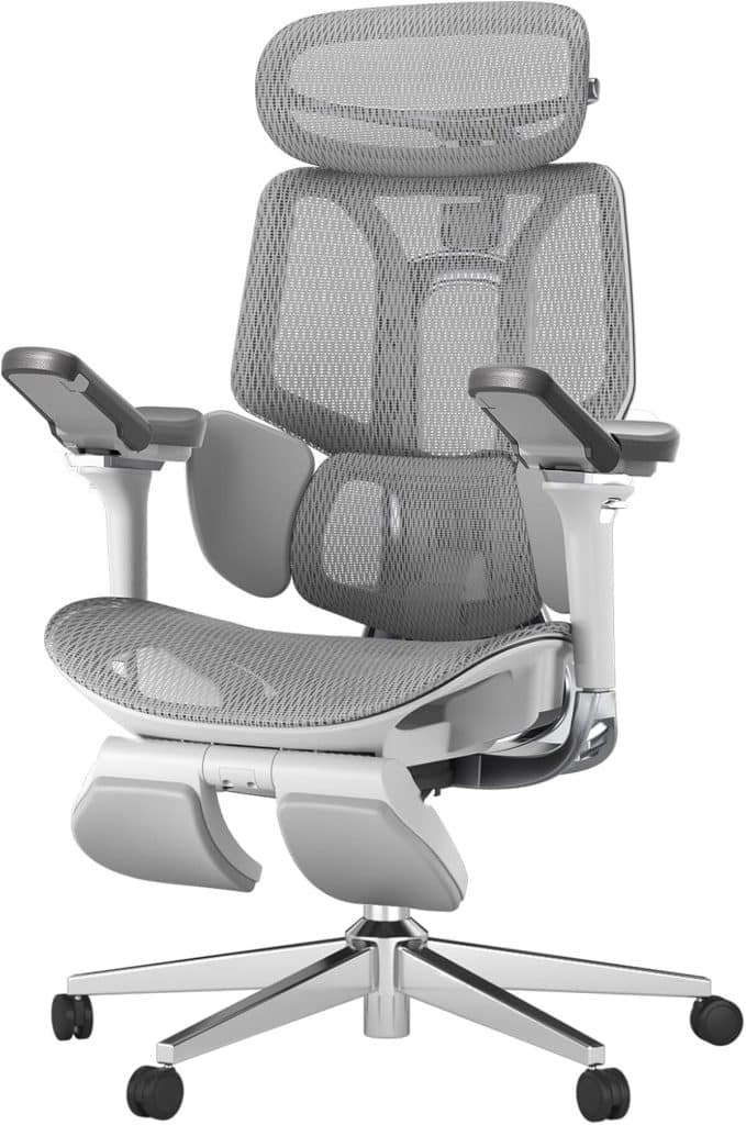 Test : fauteuil ergonomique Hbada E3 Pro avec repose-pieds