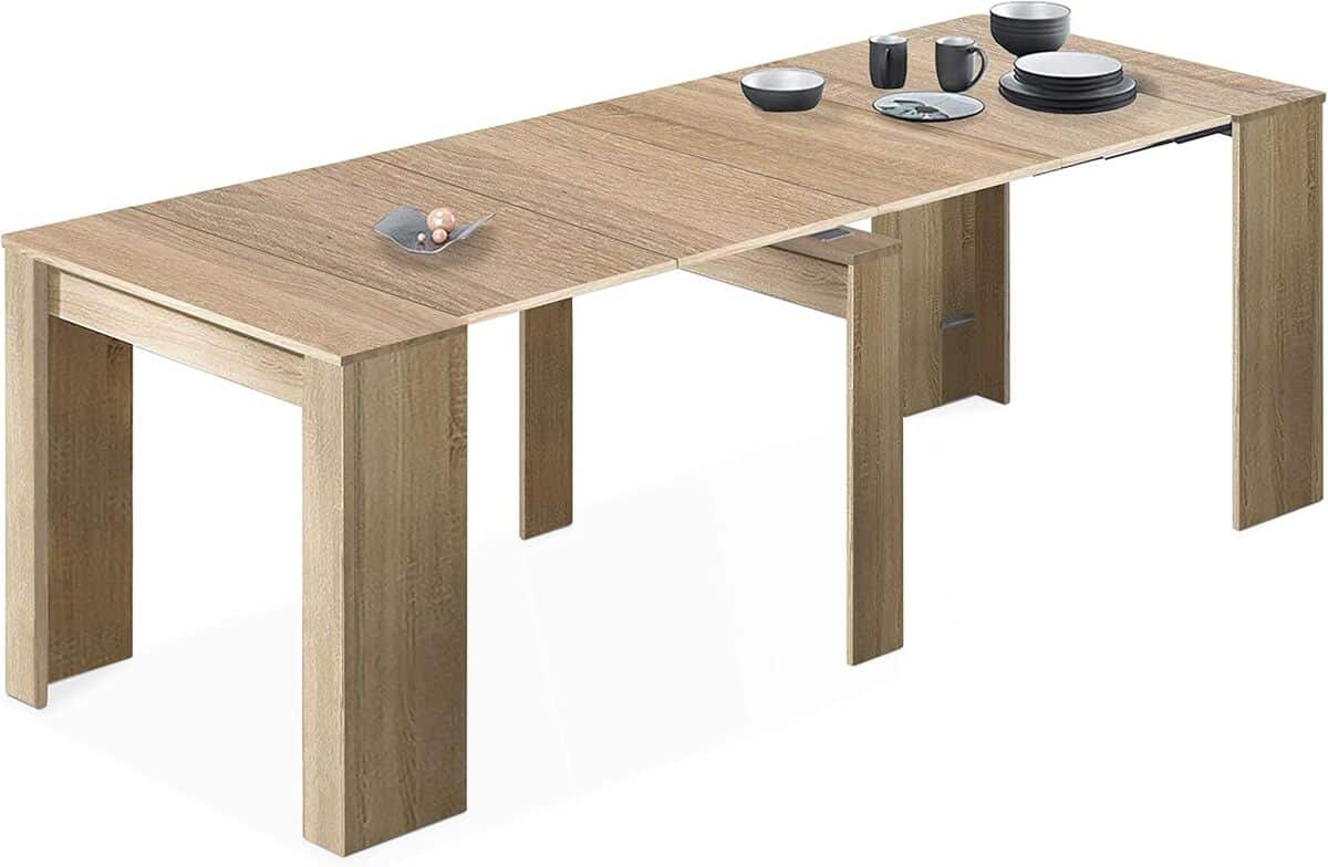 Test : table extensible chêne canadien Habitdesign