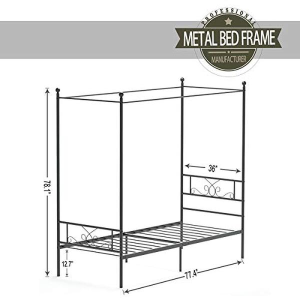 Découvrez notre analyse détaillée du cadre de lit à baldaquin Weehom en métal noir : design moderne, robustesse et style intemporel au rendez-vous. Parfait pour une chambre élégante et raffinée.