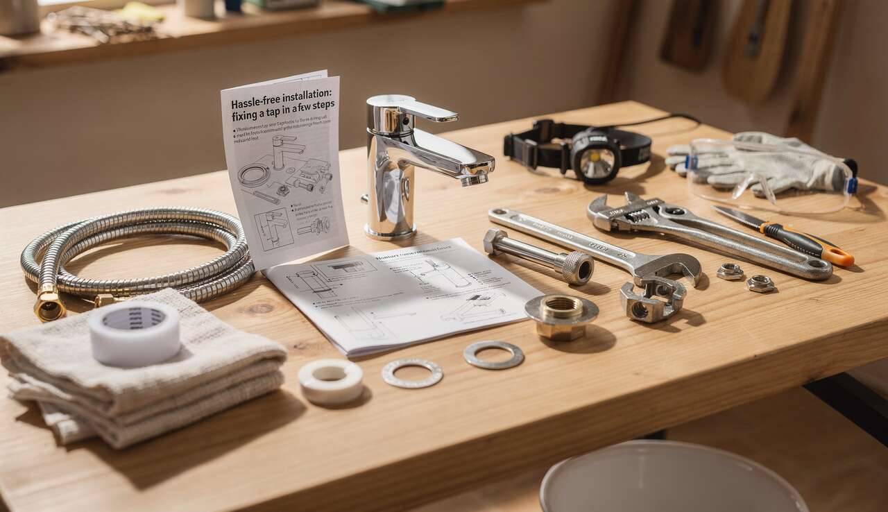 Installation sans tracas : fixer un robinet en quelques étapes