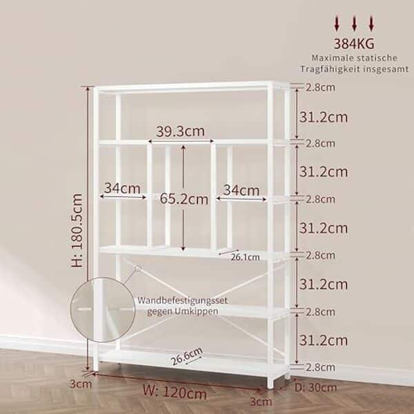 Découvrez notre test des étagères LVB : style industrial vintage avec 6 niveaux en bois métallique. Idéal pour un rangement tendance et pratique.