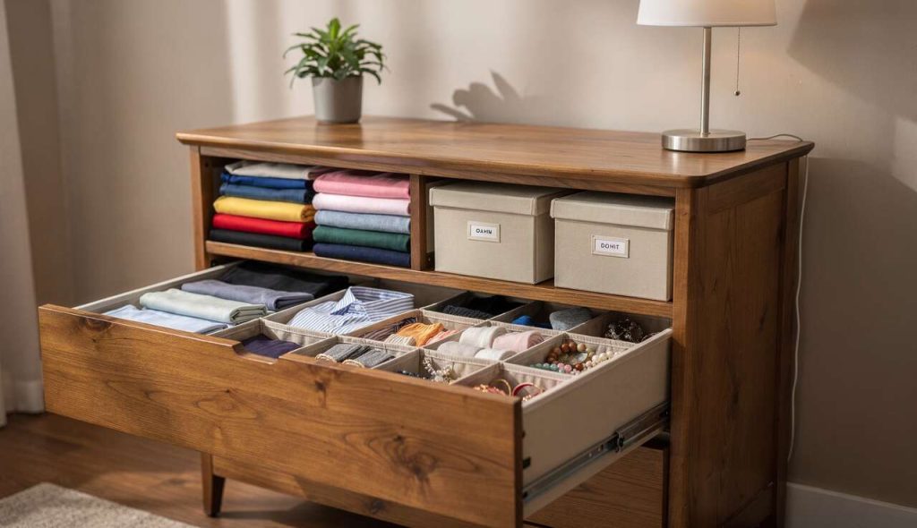 Astuces rangement : solutions pour commodes désordonnées