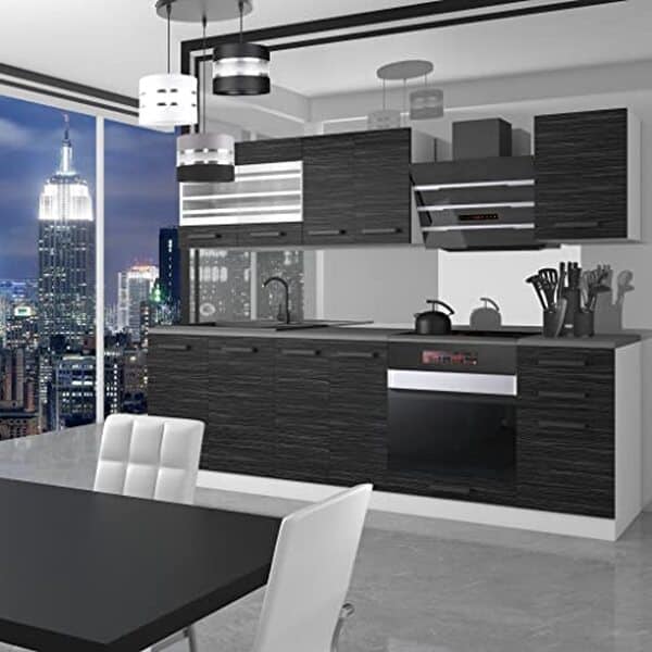 Découvrez notre test complet de la cuisine équipée Belini Margaret 240 cm : design élégant et praticité optimisée. Retrouvez toutes les caractéristiques de cette cuisine en finition ébène royal qui allie esthétique moderne et fonctionnalité.