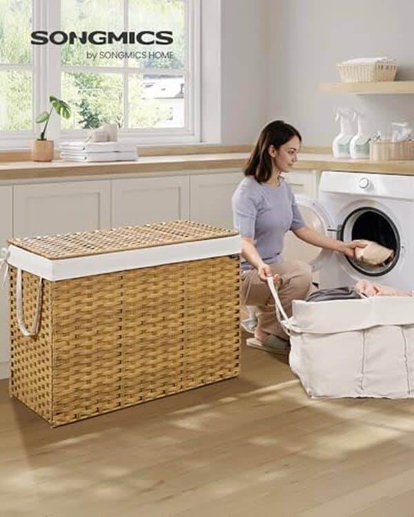 Découvrez notre test complet du panier à linge Songmics 200 L. Pratique et pliable, il offre une solution optimale pour organiser votre linge dans la maison.