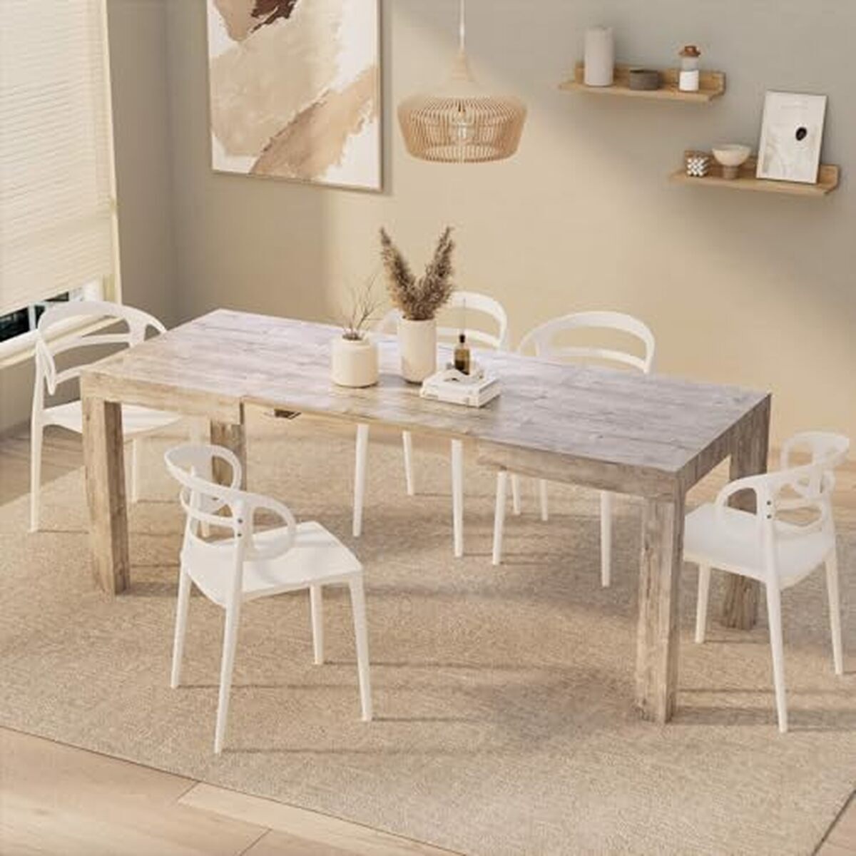 Test de la table extensible mobili fiver First chêne naturel