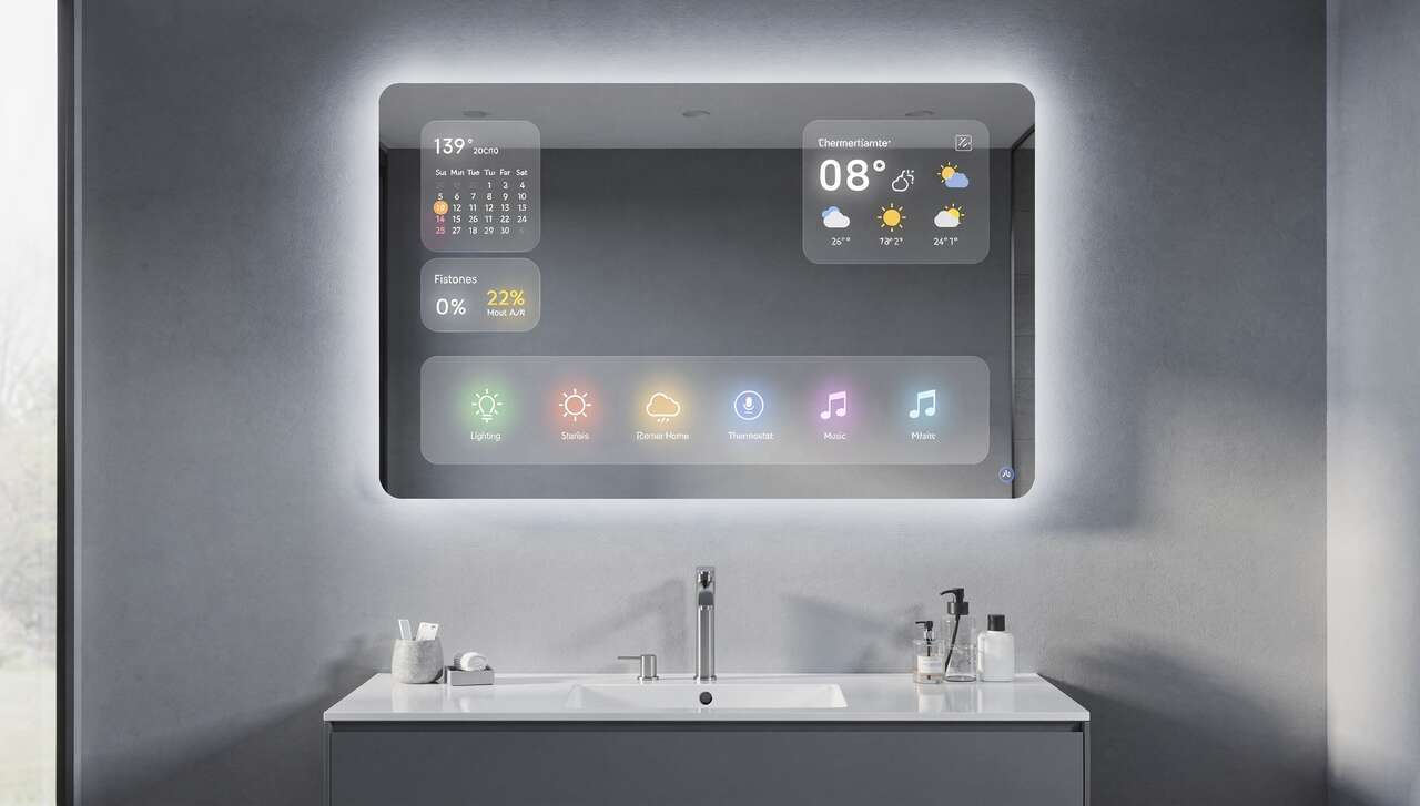 Fonctionnalités innovantes des miroirs connectés pour 2026