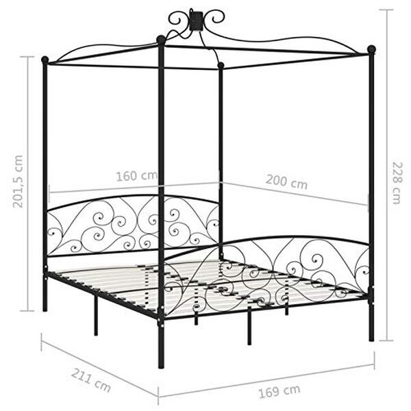 Découvrez notre test du cadre de lit Tidyard alliant design moderne et robustesse en métal noir avec baldaquin pour une chambre élégante et sophistiquée.