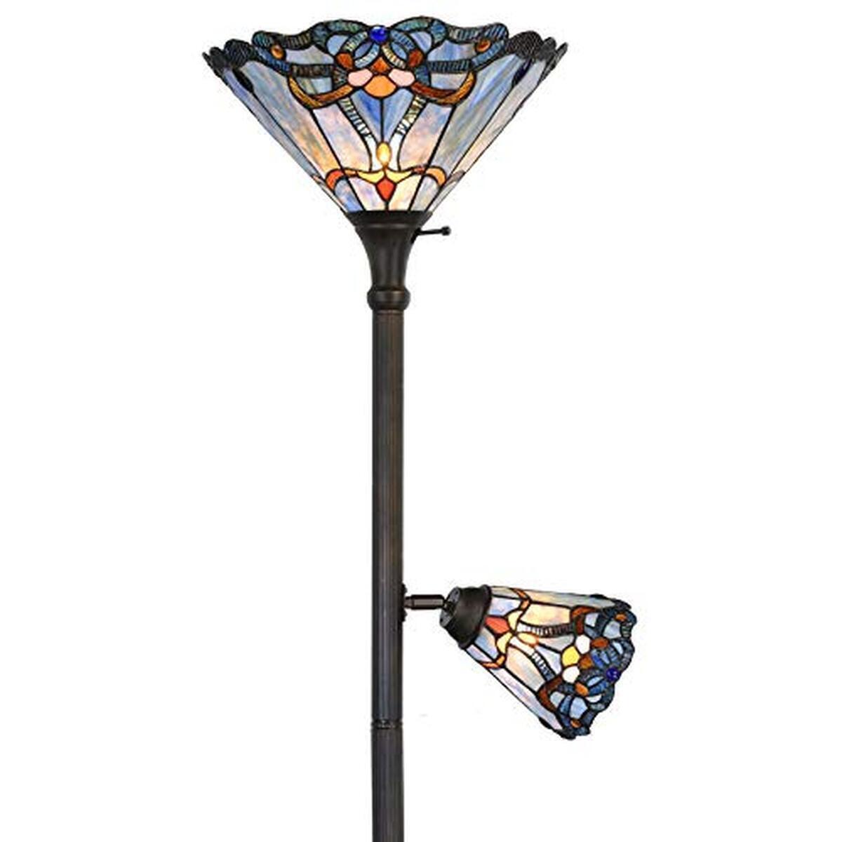 Avis sur le lampadaire baroque Bieye L30686 en vitrail Tiffany