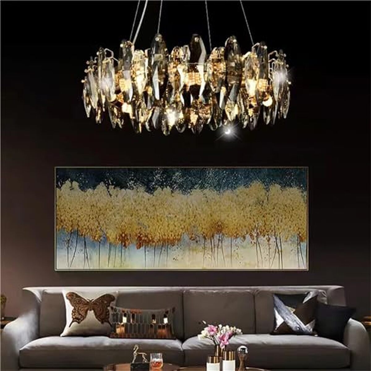 Avis sur le lustre en cristal rétro CRABOT (9 lumières)