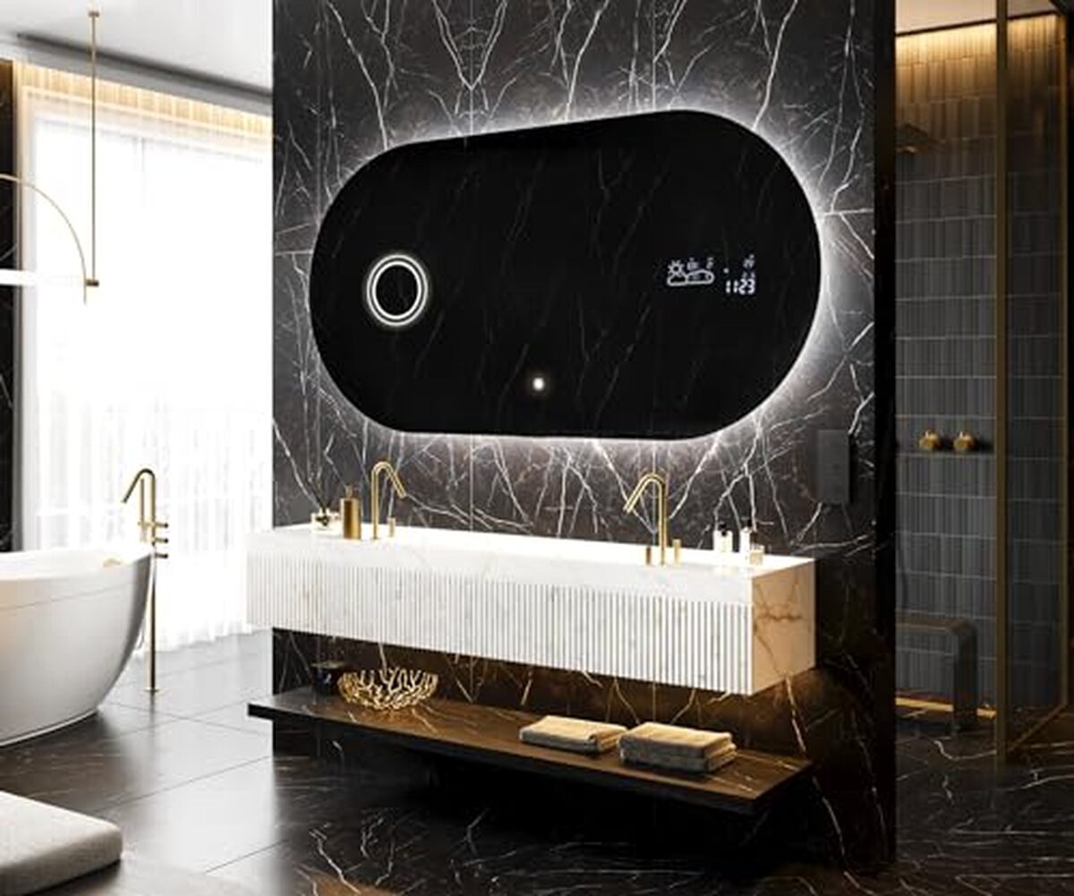 Avis sur le miroir Artforma Ovale LED personnalisable