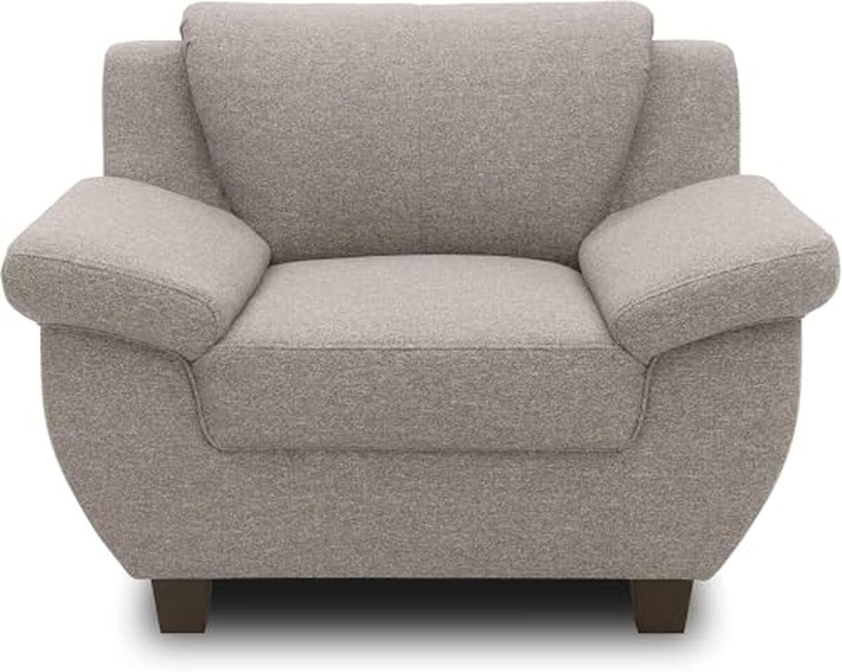 Test : fauteuil rembourré Panama Domo taupe