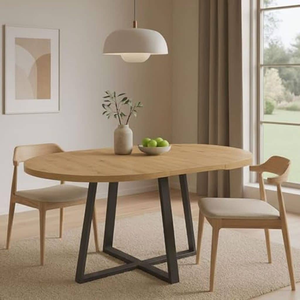 Test : table extensible Dmora Casarola ovale et polyvalente