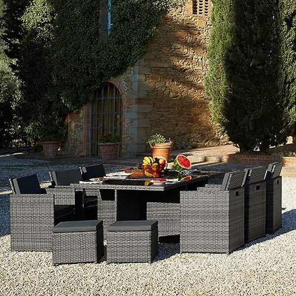 Découvrez notre analyse approfondie du salon de jardin TecTake® pour 10 personnes : un choix idéal pour allier style et convivialité en extérieur.