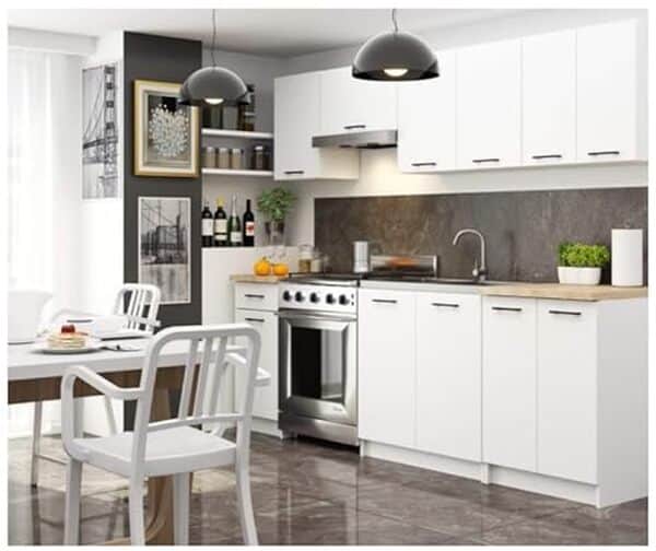 Découvrez notre test détaillé de l'ensemble de meubles de cuisine BDW blanc 240 cm. Caractéristiques, avantages et avis sur cette mini-cuisine complète. 