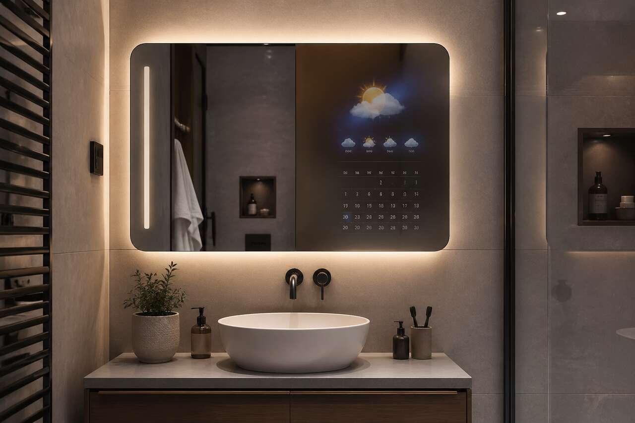 Les fonctionnalités révolutionnaires des miroirs connectés