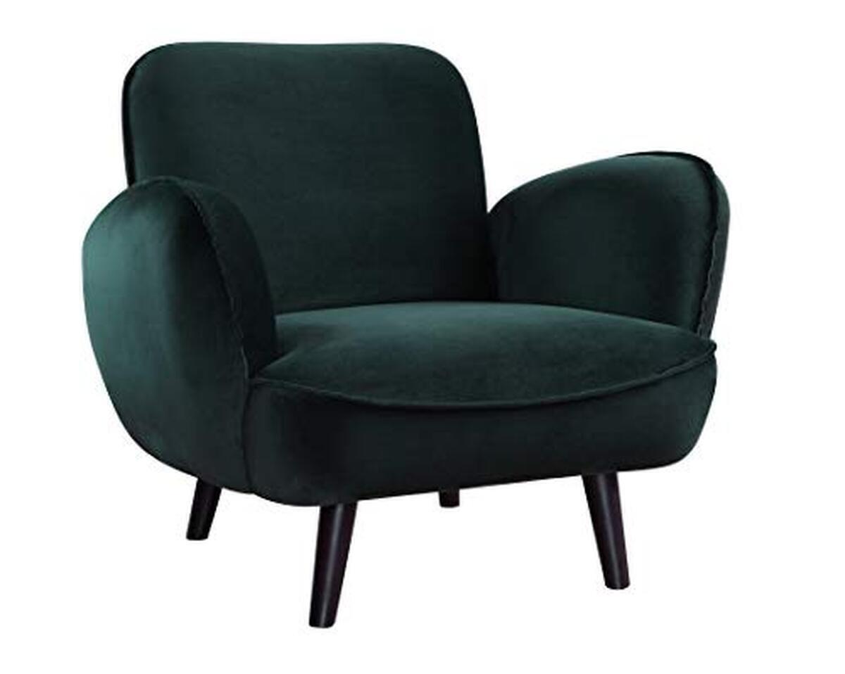 Avis fauteuil en velours vert Atlantic Home Collection Ben