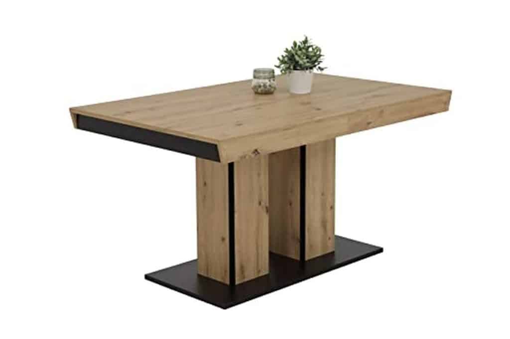 Test de la table colonne Agnes Hela Tische : design et innovation