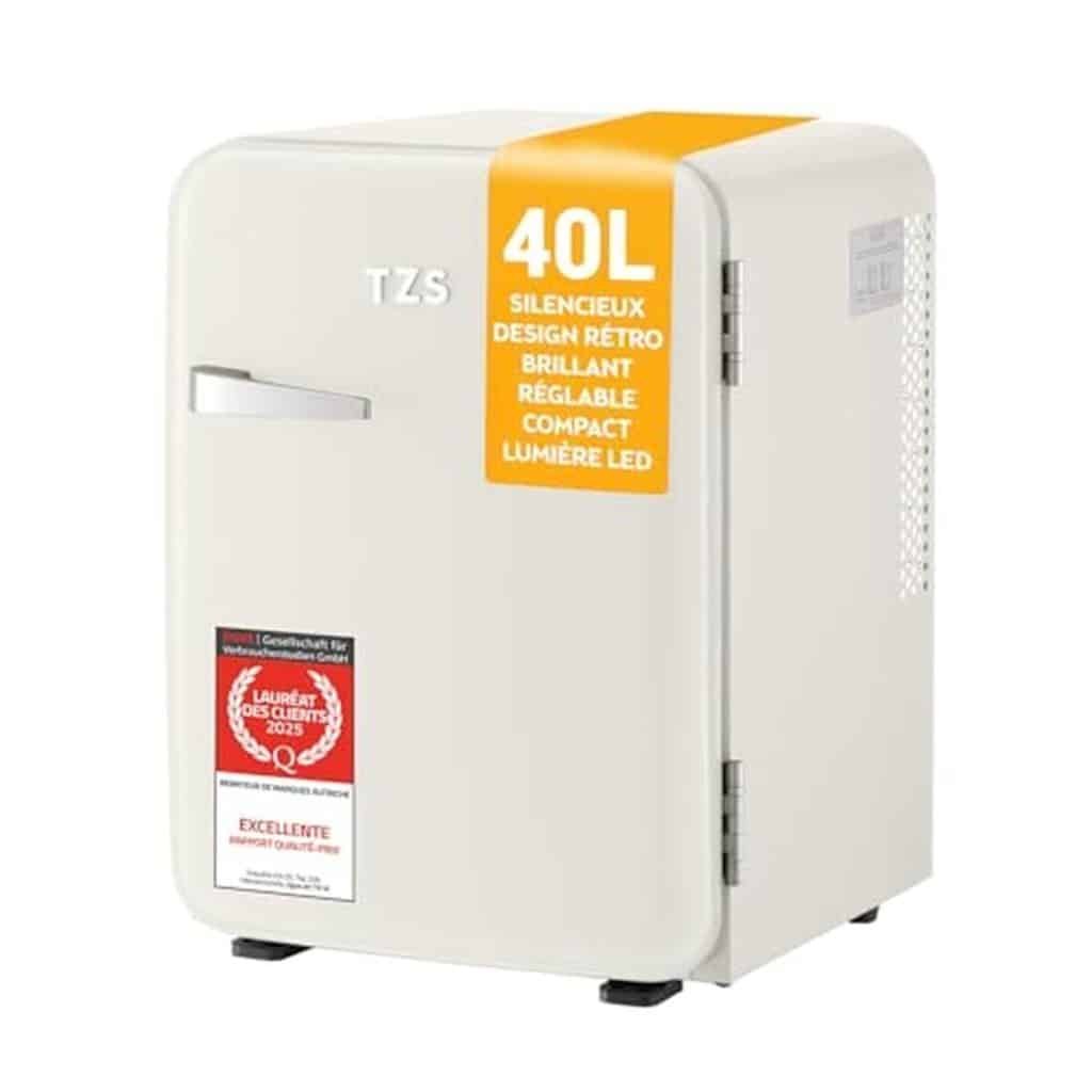 Test du mini réfrigérateur rétro TZS first Austria 40l