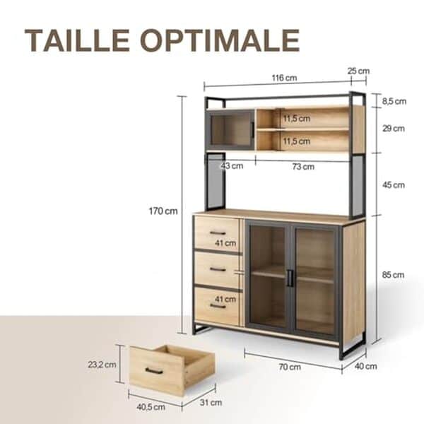 Découvrez notre avis complet sur le buffet multifonction CATAVANA. Design moderne, capacité de rangement optimale et qualité premium : tous les détails pour bien choisir.
