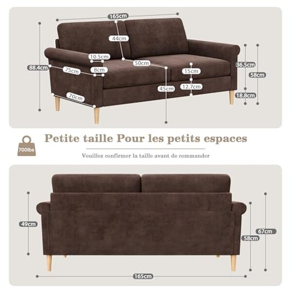 Découvrez notre test détaillé du canapé Vesgantti 2 places en velours brun. Design scandinave, confort et qualité : tous les détails pour bien choisir.
