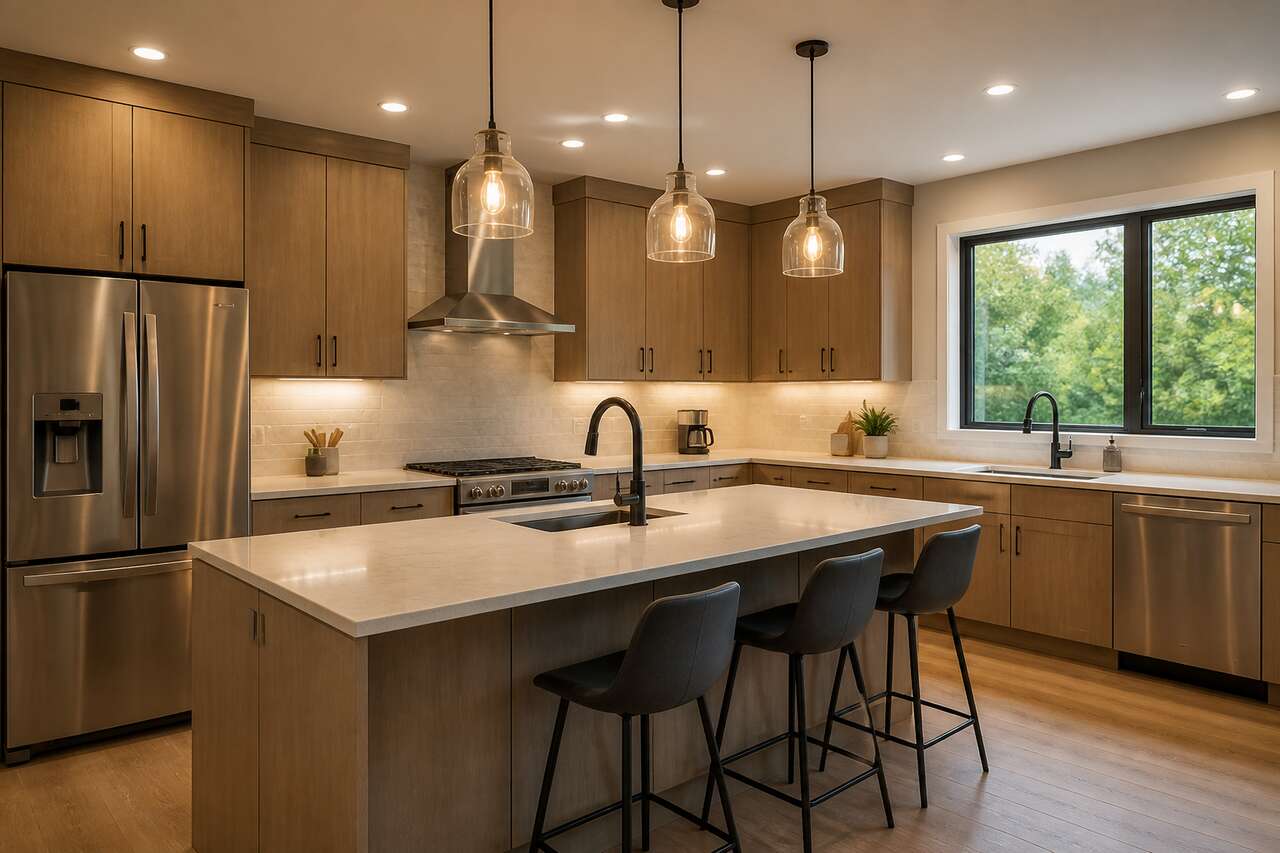 Choisir les luminaires selon les zones de la cuisine
