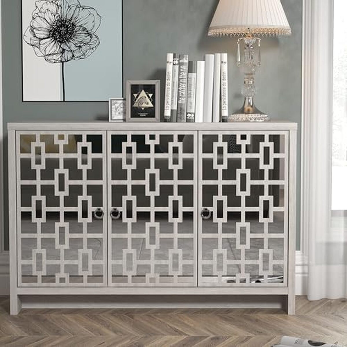 Avis sur le buffet Galano newark 3 portes : élégant chêne gris