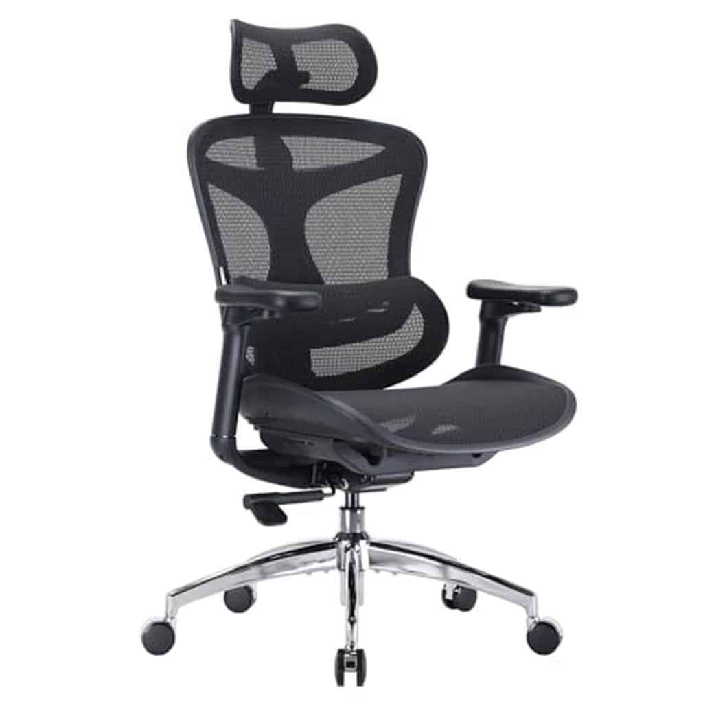 Test : chaise de bureau ergonomique SIHOO Doro C300 avec accoudoirs ultra doux